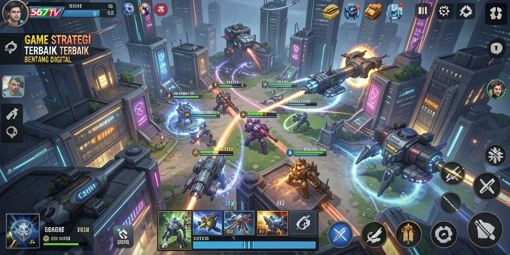 Tampilan gameplay seru di 567TV yang memperlihatkan strategi dan aksi.