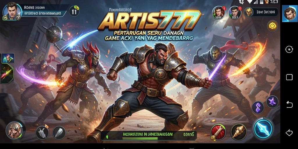 Tampilan gameplay ARTIS777 yang menegangkan dan penuh aksi.