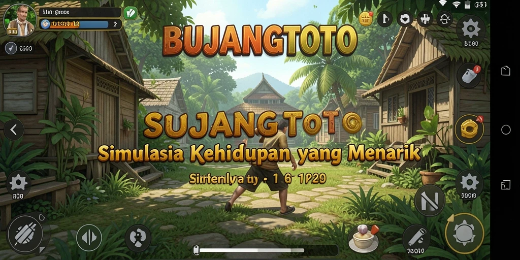Tampilan gameplay utama BUJANGTOTO yang menarik dan interaktif.