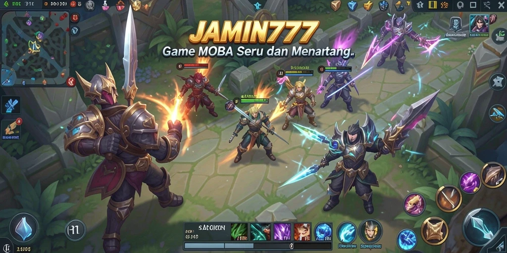 Tampilan gameplay seru dan strategis di JAMIN777.