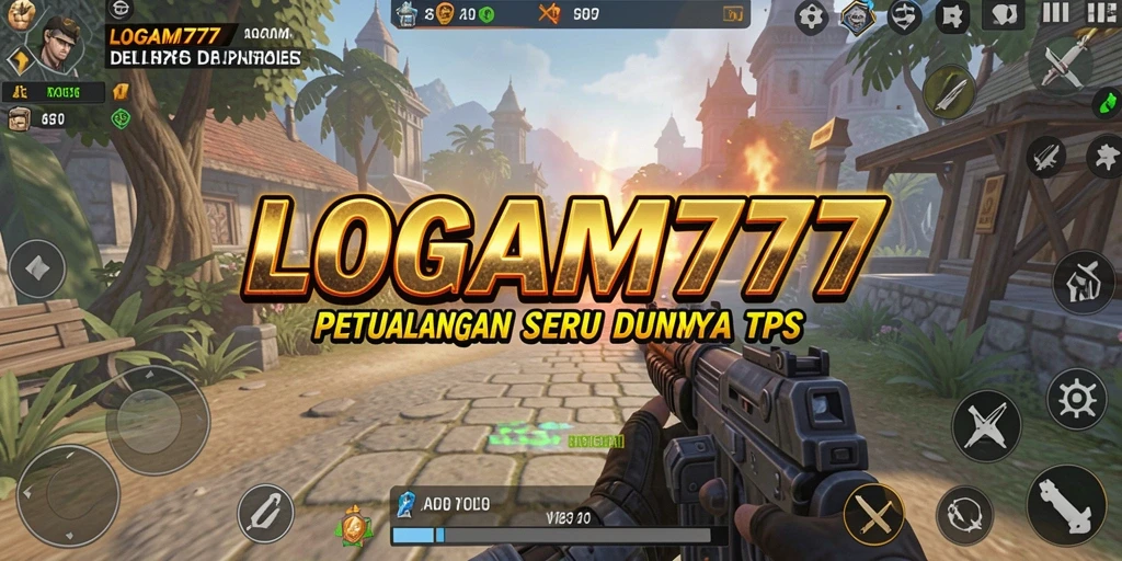 Tangkapan layar menunjukkan aksi seru gameplay TPS LOGAM777.