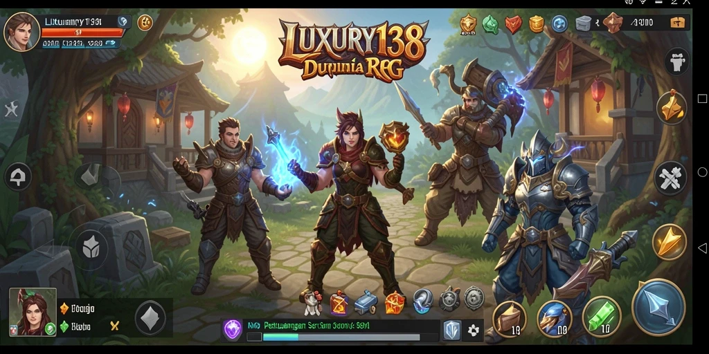 Tampilan gameplay LUXURY138 yang seru dan menantang dalam dunia RPG.