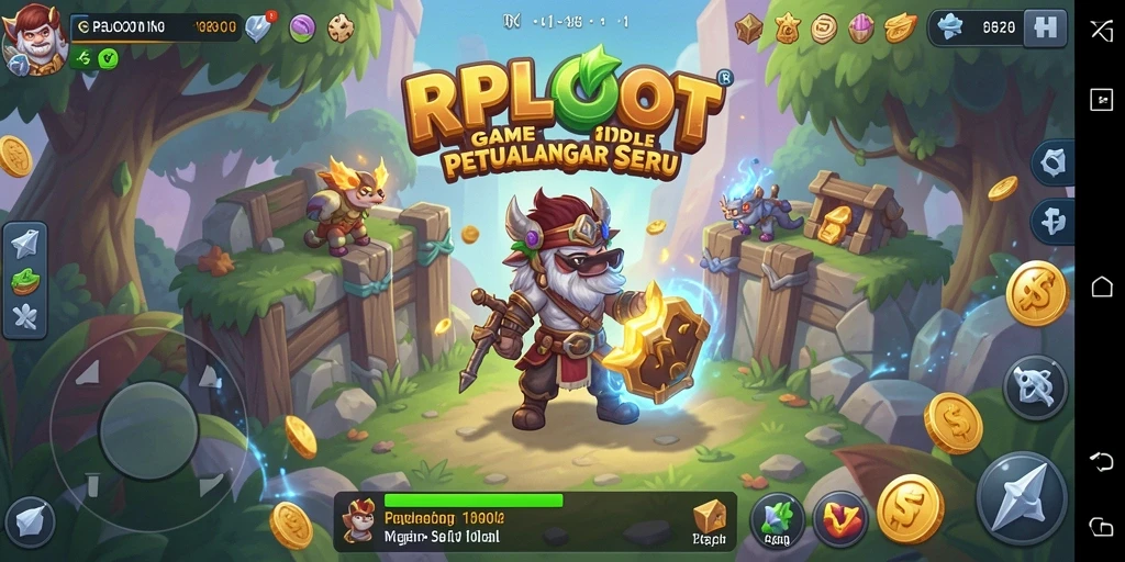 Tampilan gameplay RPLOOT yang seru dan menarik.