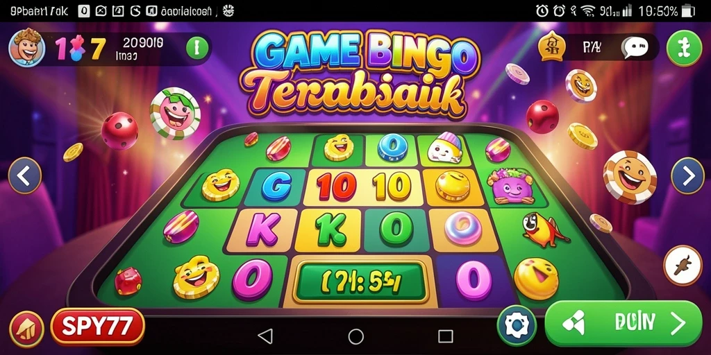 Tampilan gameplay SPY77 yang menarik dan interaktif dalam permainan Bingo.