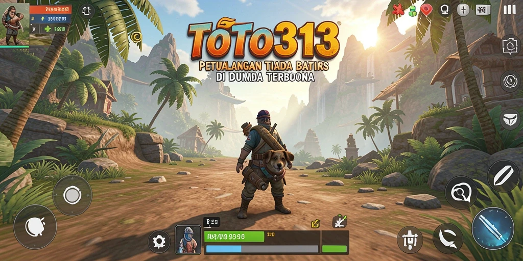 Tampilan menakjubkan dari gameplay TOTO313 di dunia terbuka.